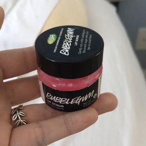 used once lush lip scrub